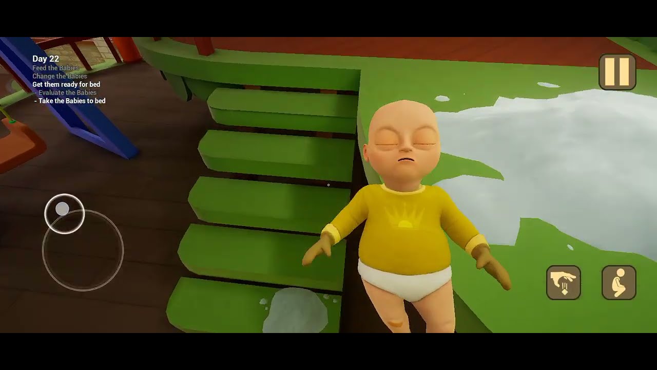 The creepiest game The baby in yellow horror game 