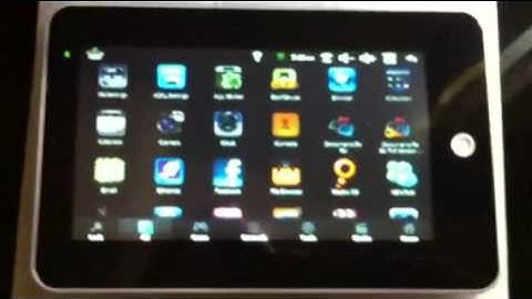 Google Android 2.2  Tablet 7"