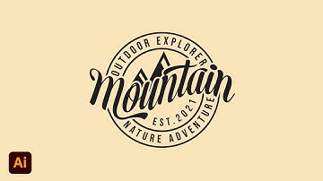 Circular Badge Logo Design In Adobe Illustrator cc 2021 | Tutorial