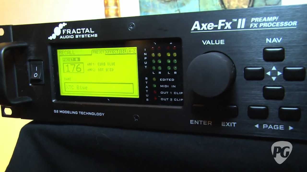 NY Amp Show '11 - Fractal Audio Axe-Fx II Preamp / FX Processor Demo