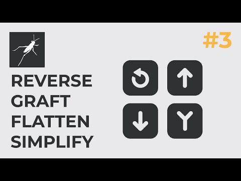 Grasshopper Tutorial #3 | Reverse, graft, flatten and simplify