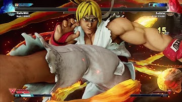 HalloWill, SFV match... When taunting goes wrong