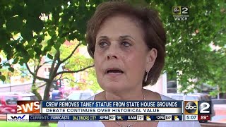 Details Reaction to removal of Taney statue in Annapolis Guide