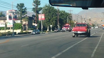 LAFD Battalion 12 Responding To a Structure Fire in 7