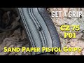 GET A GRIP Sand Paper Pistol Grips CZ 75 P 01 GET A GRIP Sand Paper Pistol Grips CZ 75 P 01