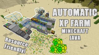 EASY Automatic XP Farm / XP Bank (Resource Friendly!) Minecraft Java 1.14 - 1.15+