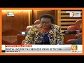 MP Gathoni Wamuchomba making her contributions on the 2023 Finance Bill