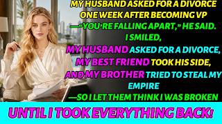 👑 MY HUSBAND ASKED FOR A DIVORCE AFTER BECOMING VP—SO I LET HIM THINK I’D LOST EVERYTHING