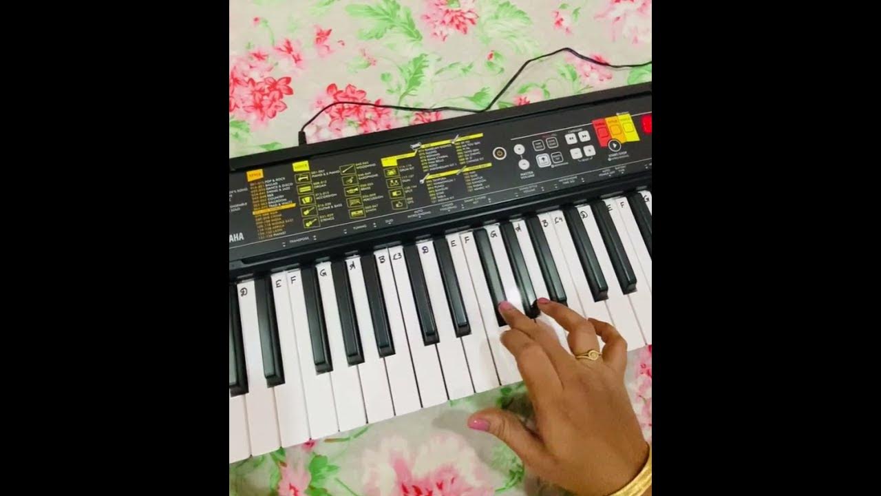 Kaanunna kalyanam piano cover || Sita Ramam # Notes given in the description