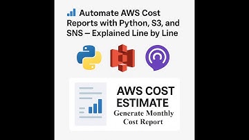 AWS Daily Cost Estimator Bot | Generate & Email AWS Cost Report with Python, S3 Presigned URL