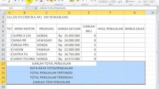 Kumpulan Contoh Soal  Contoh Soal  Excel  Perangkat  Desa 