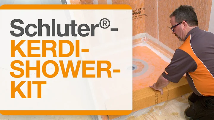 How to waterproof your shower installation with the Schluter-KERDI-S...  Complete Kit