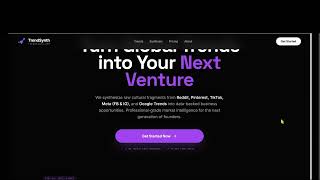 Turn Market Noise into Your Next Venture | TrendSynth.app (Coming Soon)