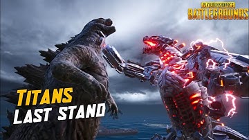 GODZILLA & KONG vs MECHAGODZILLA - PUBG Mobile | Titans: Final Stand - (Full event)