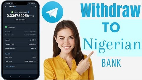 How To Withdraw From Telegram Wallet To Nigeria Bank Account | Telegram Wallet Withdraw