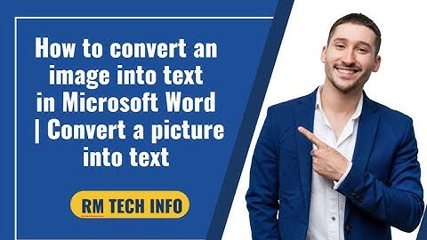 How to convert an image into text in Microsoft Word  Convert a picture into URDU INPAGE