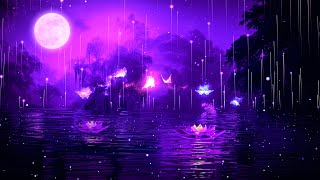 Magical Night 💜 Soft Calming Sleep Music 🎵 Peaceful Deep Sleeping screenshot 3
