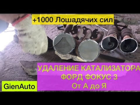 Удаление катализатора форд фокус