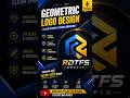 🔷 Geometric Logo Design – Clean Shapes, Strong Branding