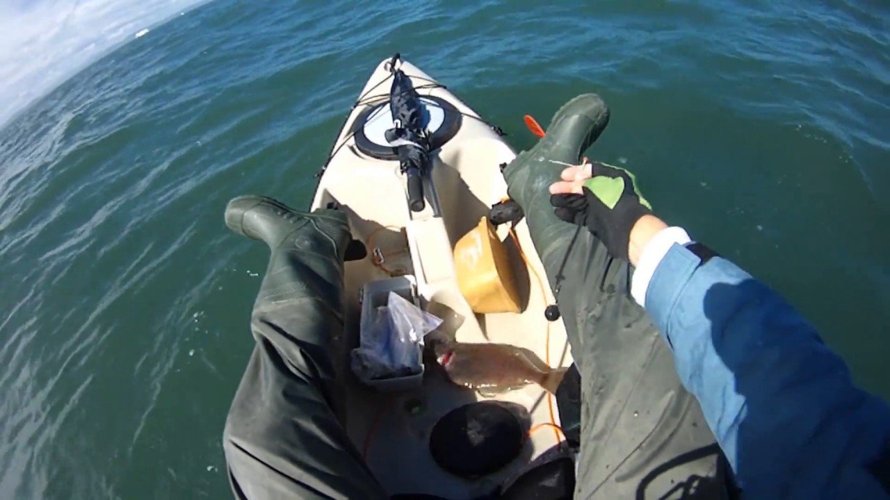 艇钓挺好玩。 Kayak fishing Vancouver，Shark，Flounder，Bullhead YouTube