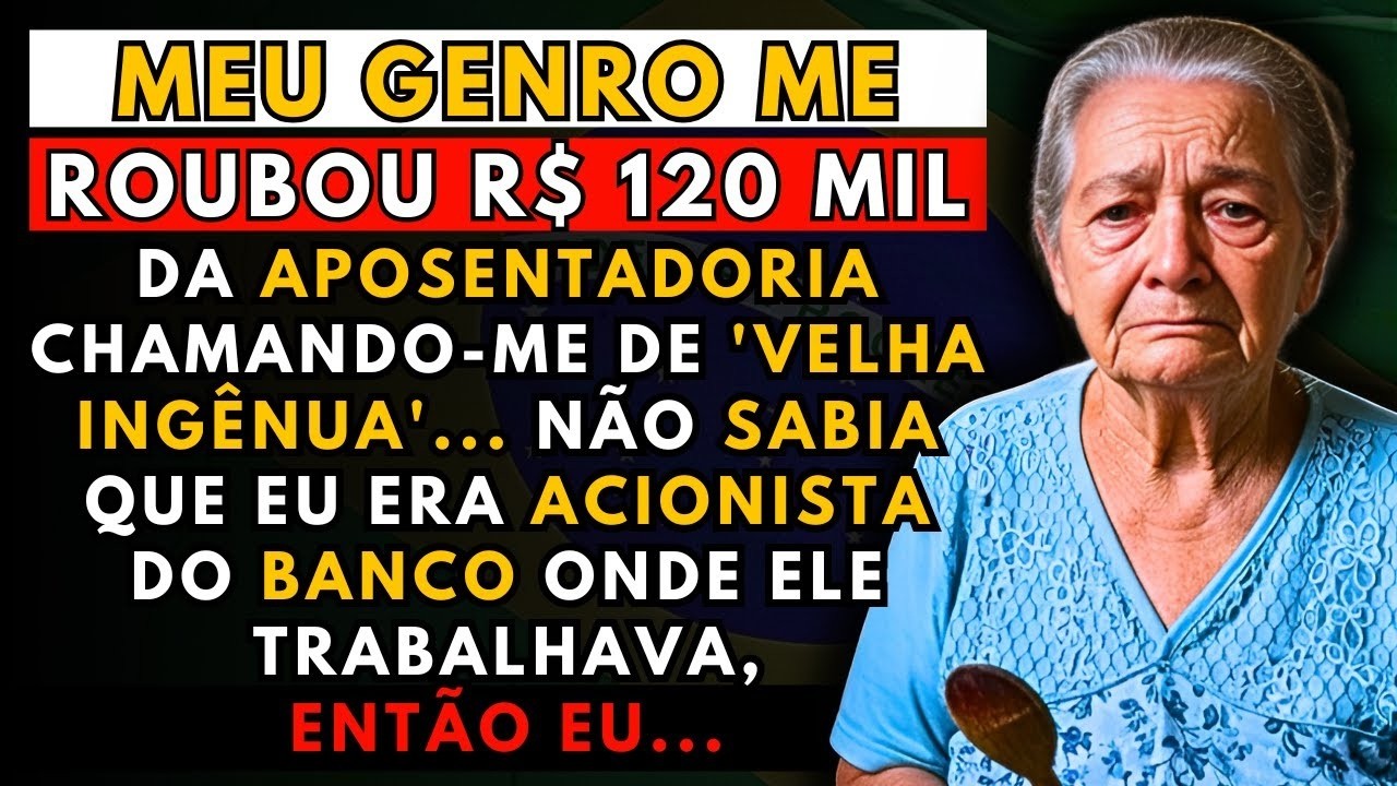 A HISTÓRIA REAL DESTA AVÓ👵 Velha ingênua! , ele riu esvaziando minha conta e sumindo com R$ 120 mil
