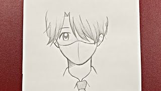 How to draw cute anime boy  Easy anime drawing  Easy drawing for beginners   Pencil drawing easy  YouTube