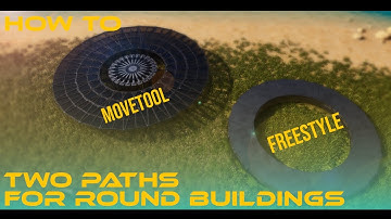 ASA Building Tips / two paths for round building/Freestyle/Move Tool/ kreatives bauen in ARK/ASA