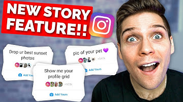 NEW Instagram Story Feature | "Add Yours" Chain Story (How To Use It Now)