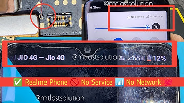 ✅️ Realme C21y 🚫 No Service | 📶 No Network |Emergency call Fix Solution 💯