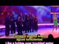 Bridge over troubled water  leona lewis  english lyrics  subtitulado espaol
