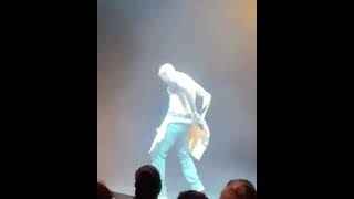 Chris Brown rips splits pants dancing at lil baby concert performance festival music video song