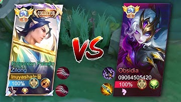 GLOBAL ZILONG VS OBSIDIA🔥 | I FINALLY FACED THE NEW HERO AND IT WAS INSANE! 😱