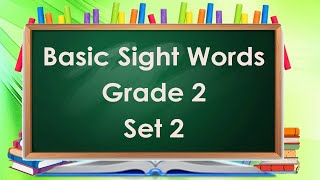 Basic Sight Words Grade 2 Set 2