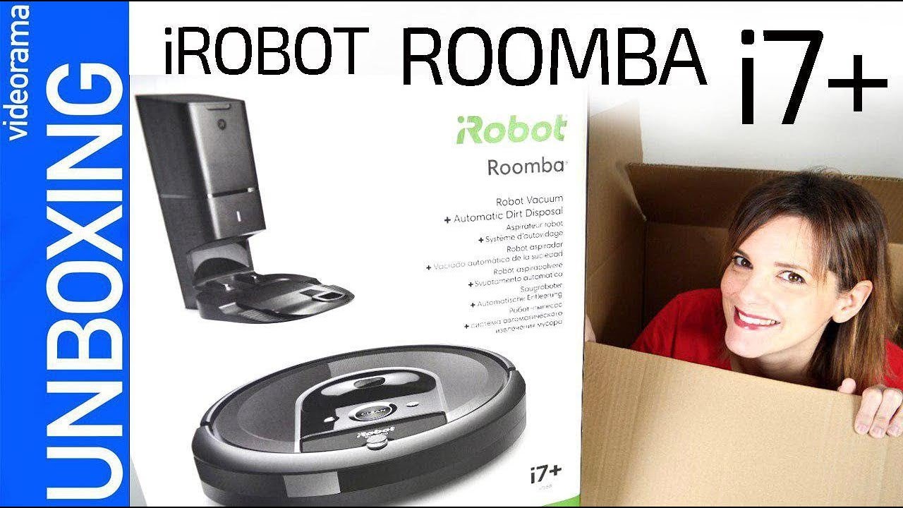 iRobot Roomba i7+ unboxing -con ALEXA y autolimpieza- 