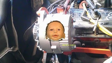 General installs a new small block Chevy short water pump alternator bracket. #repair