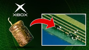 Corroded Traces OG Original Xbox Clock Condensator Trace Repair | Geen aan/uit-knop en uitwerpkno...