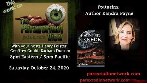 (2/2) 24 October 2020 w/guest Kandra Payne: The Pa...