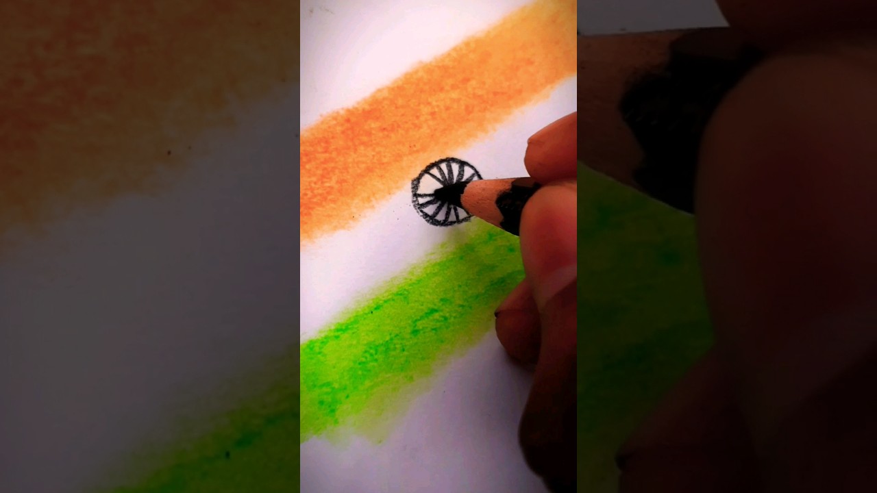 Indian flag 🇮🇳❤️ Germany flag 🇩🇪 drawing 