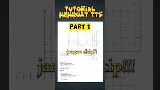 TUTORIAL MEMBUAT TEKA TEKI SILANG DENGAN PUZZLEMAKER