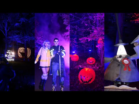 Halloween Night at the Botanical Gardens with Coraline and Wybie