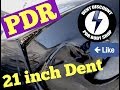 PDR Dent Removal | 21in. Dent | Body Repair Car