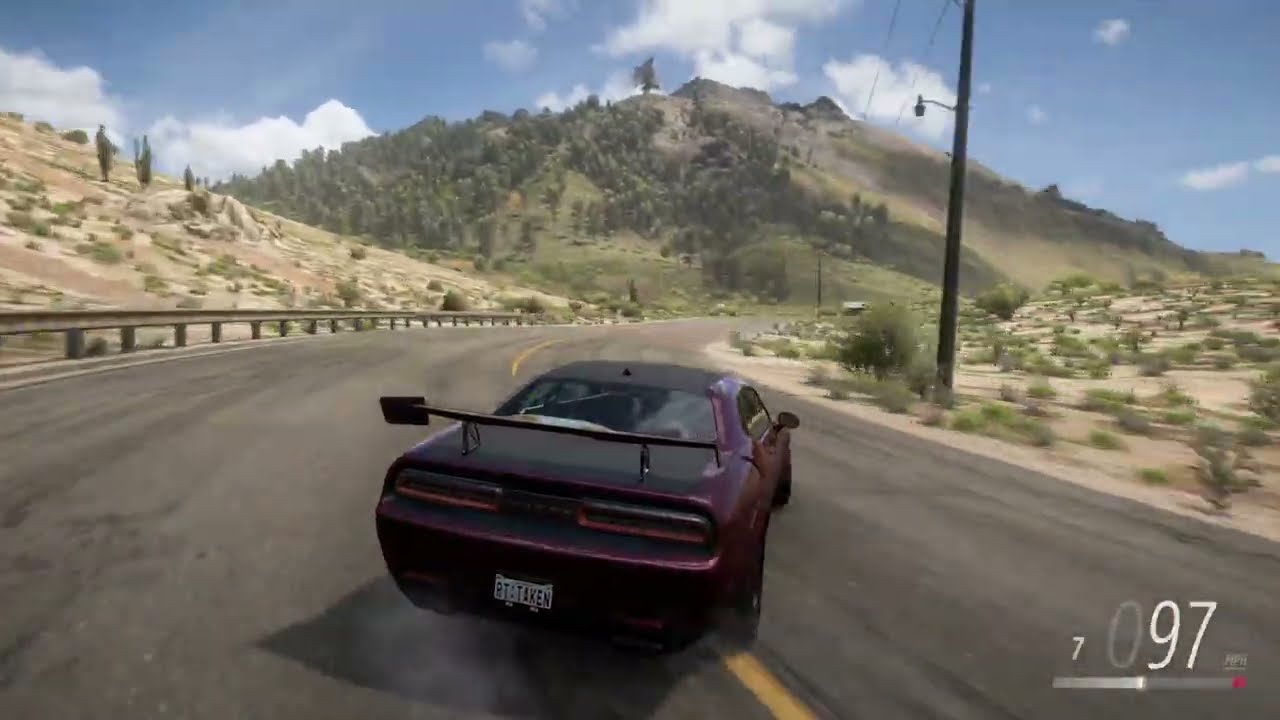 Forza Horizon 5- Dodge Challenger SRT Demon -  Simagic Alpha Ultimate gameplay