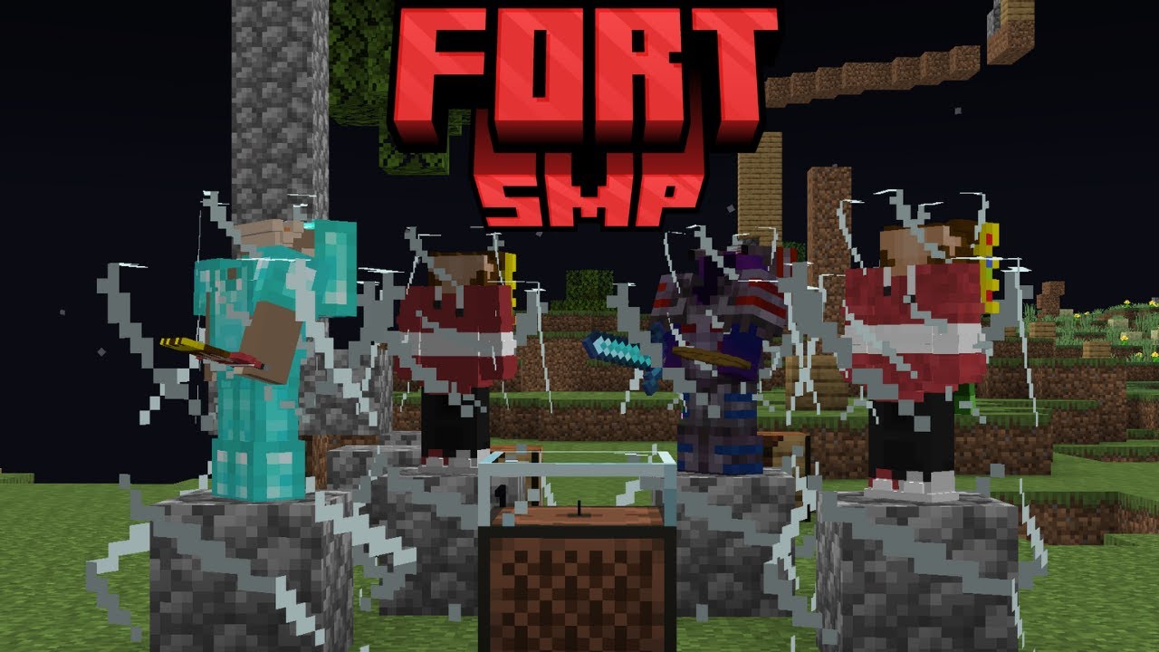 Day 2 of Fort SMP: Grinding ⛏️😅 - YouTube