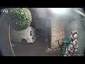Van Rolls Away After Driver Forgets Handbrake