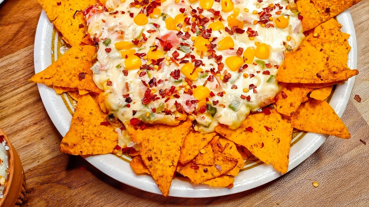 Subway Style Loaded Nachos Cheese Sauce Recipe Cheesy Nachos In 1 Maxresdefault
