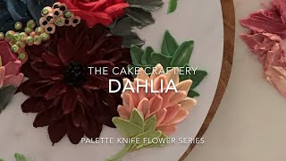 How to Make a Palette Knife Dahlia Flower