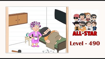 Brain test all star level 490 Help him fake an illness.