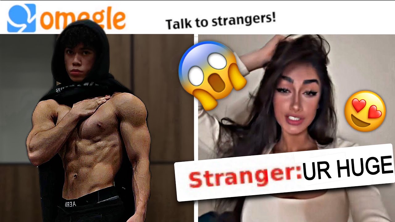 TEEN BODYBUILDER FLEXES ON GIRLS  | AESTHETICS ON OMEGLE PT 15