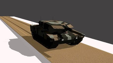 Blender Tank animation (Test 3)