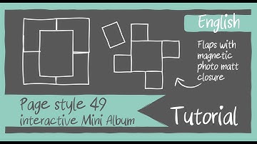 Page Style 49 TUTORIAL for interactive 6x6" and 8x8" Mini Albums